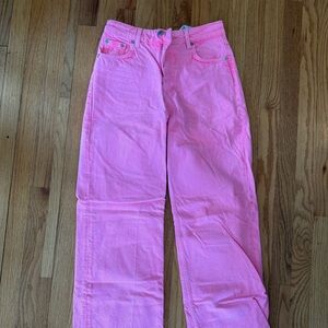 Zara Bright Pink Jeans
